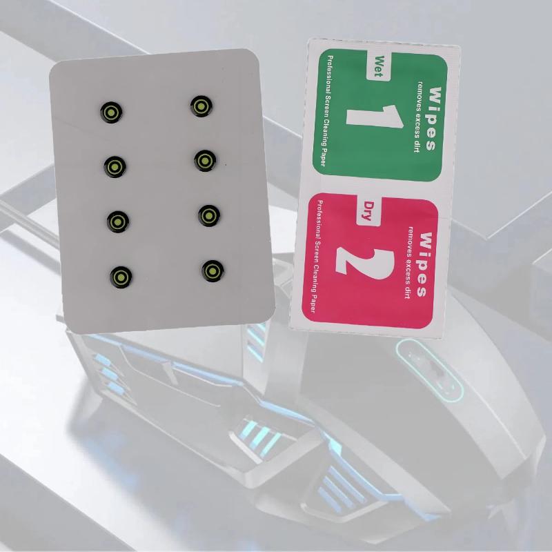 Gaming Accessories Pack - 8 개/갑 6mm DIY 안티-슬립 유리