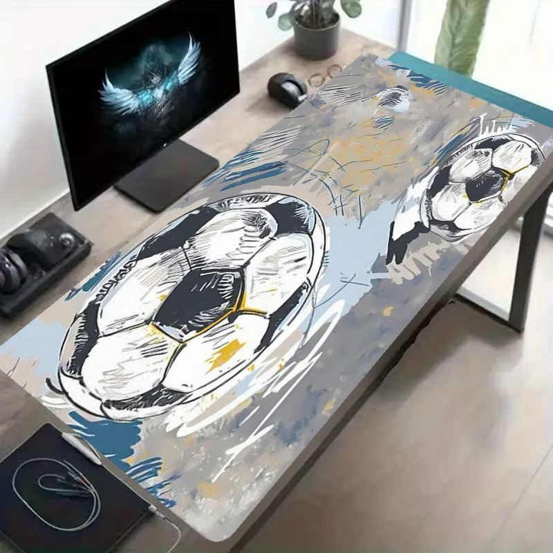 Gaming Accessories Brands - 브랜드 크리에이티브 다채로운 축구 아트 아이언