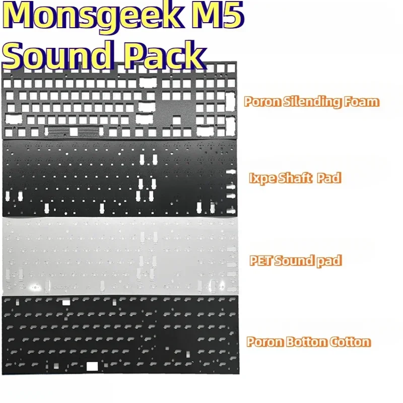Gaming Accessories Pack - Monsgeek M5 사운드 팩/기계식 키보드 용