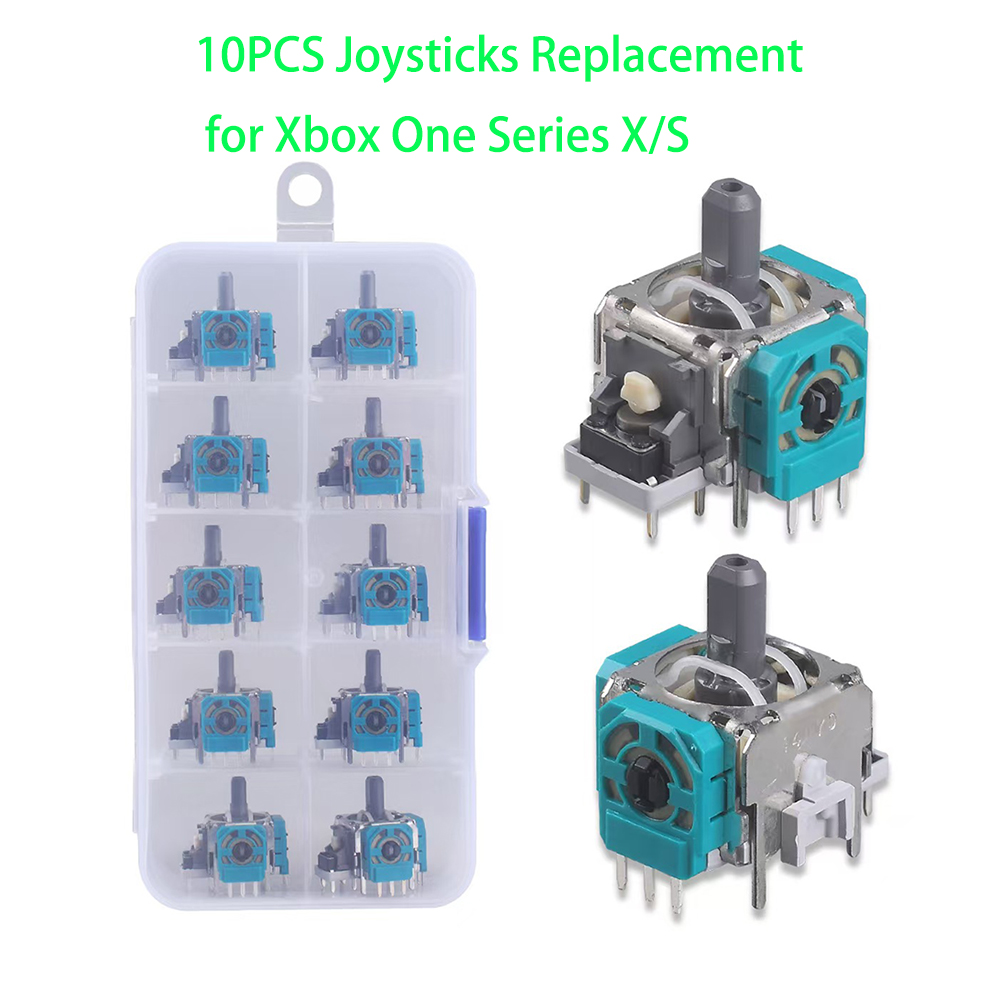 Gaming Accessories Xbox Series S - 10pcs 교체 3D 아날로그 조이스틱 썸