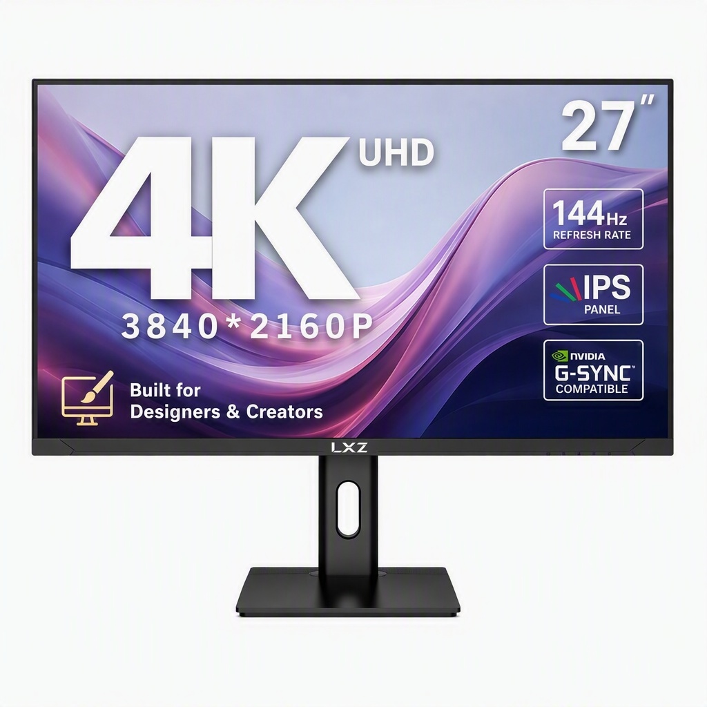 Monitor 144Hz 27Inch - LXZ 27인치 게이밍 모니터, 144Hz UHD