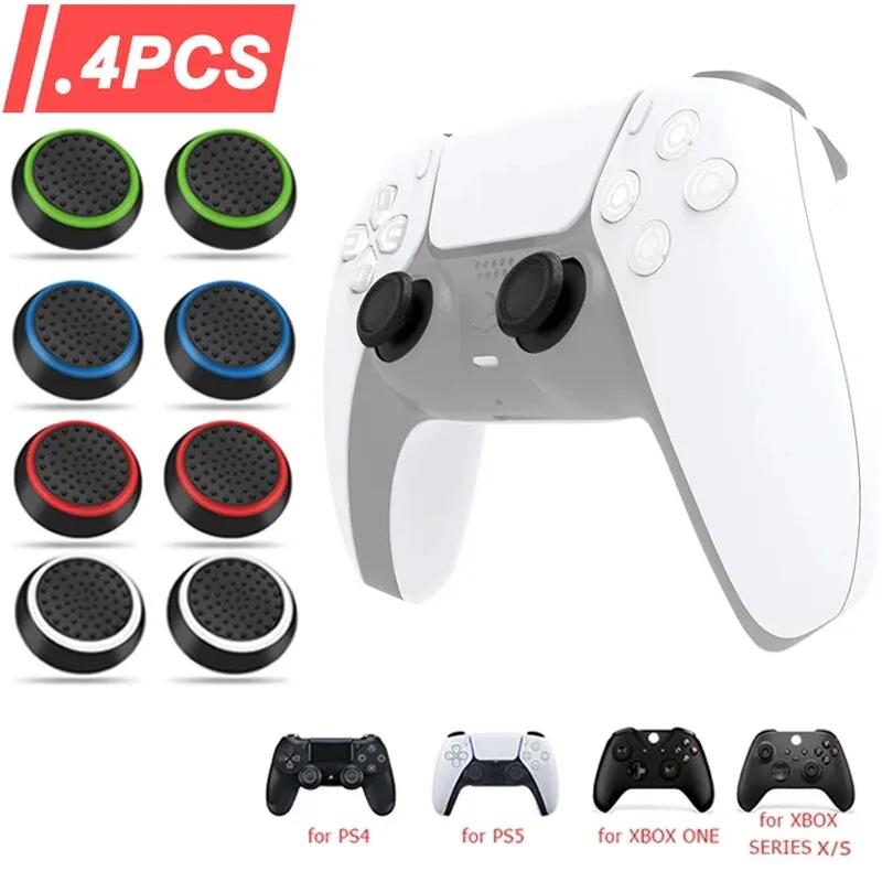 Gaming Accessories Xbox Series S - PS5/PS4/PS3/스위치 2용 실리콘 아날로그 썸스틱 그립
