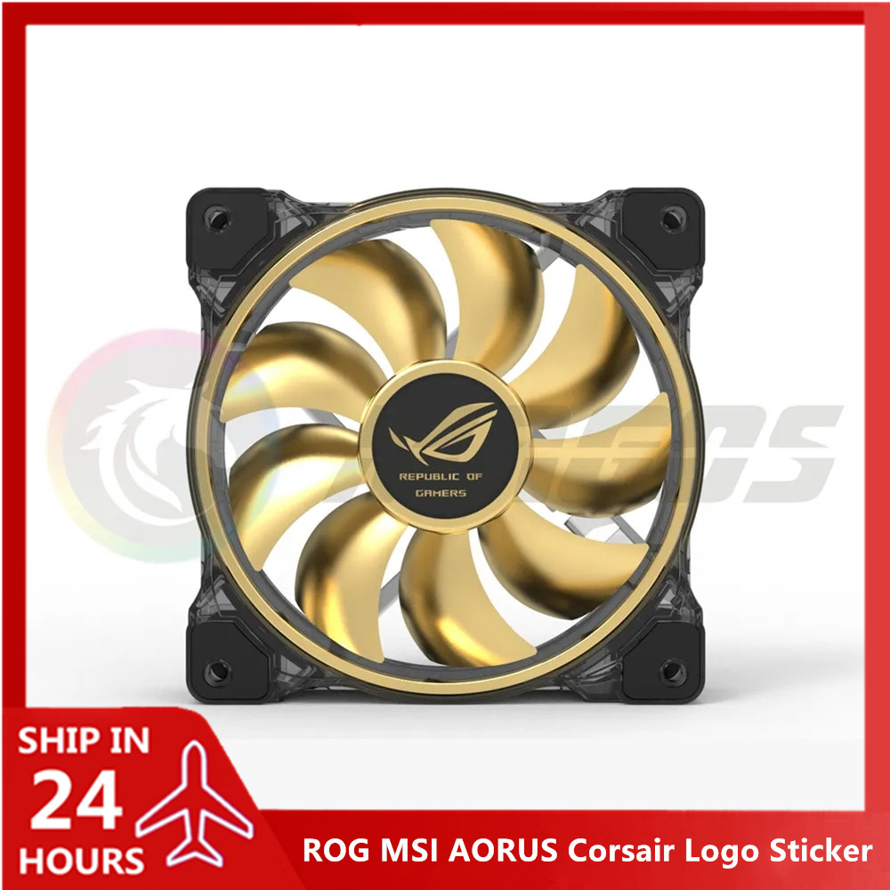 Gaming Accessories Rgb - PC 게이머 캐비닛 팬 로고 스티커