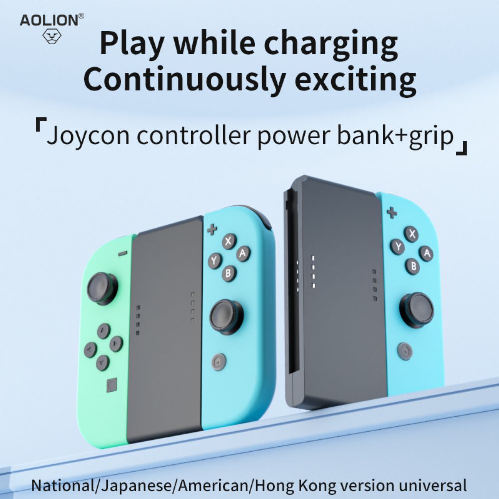 AOLION 휴대용 스위치 조이콘 충전 그립 3400m - Gaming Kit Accessories Nintendo Switch 리뷰 및 가격