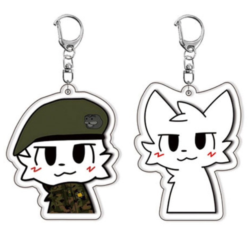 귀여운 흑백 고양이 소년 키스하는 모습 키링, 액세서리 - Gaming Accessories Storage 리뷰 및 가격