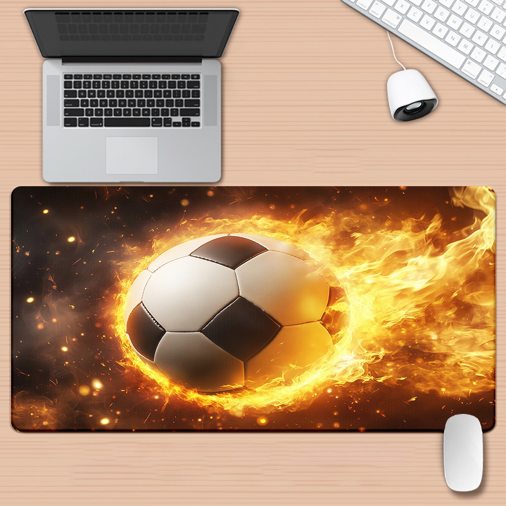 브랜드 파이어 축구 마우스 패드 아이언 아트 게임 매트 - Gaming Accessories Brands 리뷰 및 가격