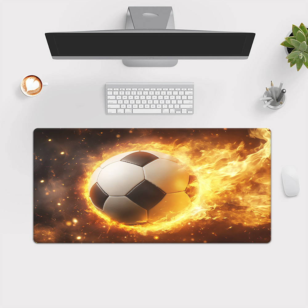브랜드 파이어 축구 마우스 패드 아이언 아트 게임 매트 - Gaming Accessories Brands 리뷰 및 가격