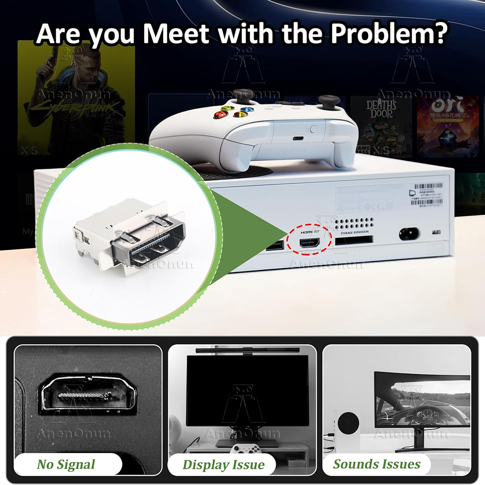 Xbox 시리즈 S 프리미엄 교체 수리 부품용 HDMI - Gaming Accessories Xbox Series S 리뷰 및 가격