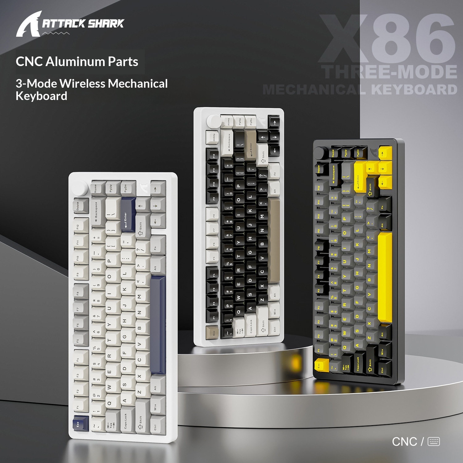 어택 샤크 X86 기계식 키보드 알루미늄 트라이 모드  - Gaming Accessories Rgb 리뷰 및 가격