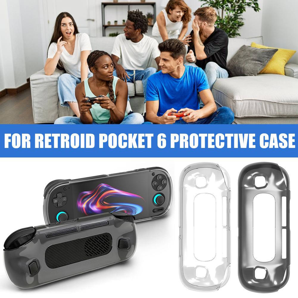 Retroid Pocket 6 용 보호 케이스 투명 T - Gaming Accessories Dropshipping 리뷰 및 가격