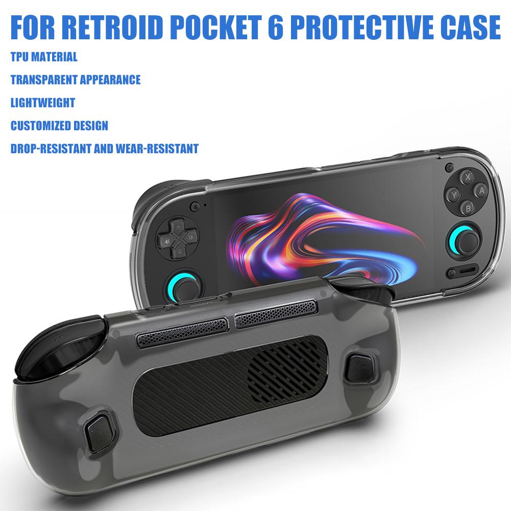 Retroid Pocket 6 용 보호 케이스 투명 T - Gaming Accessories Dropshipping 리뷰 및 가격