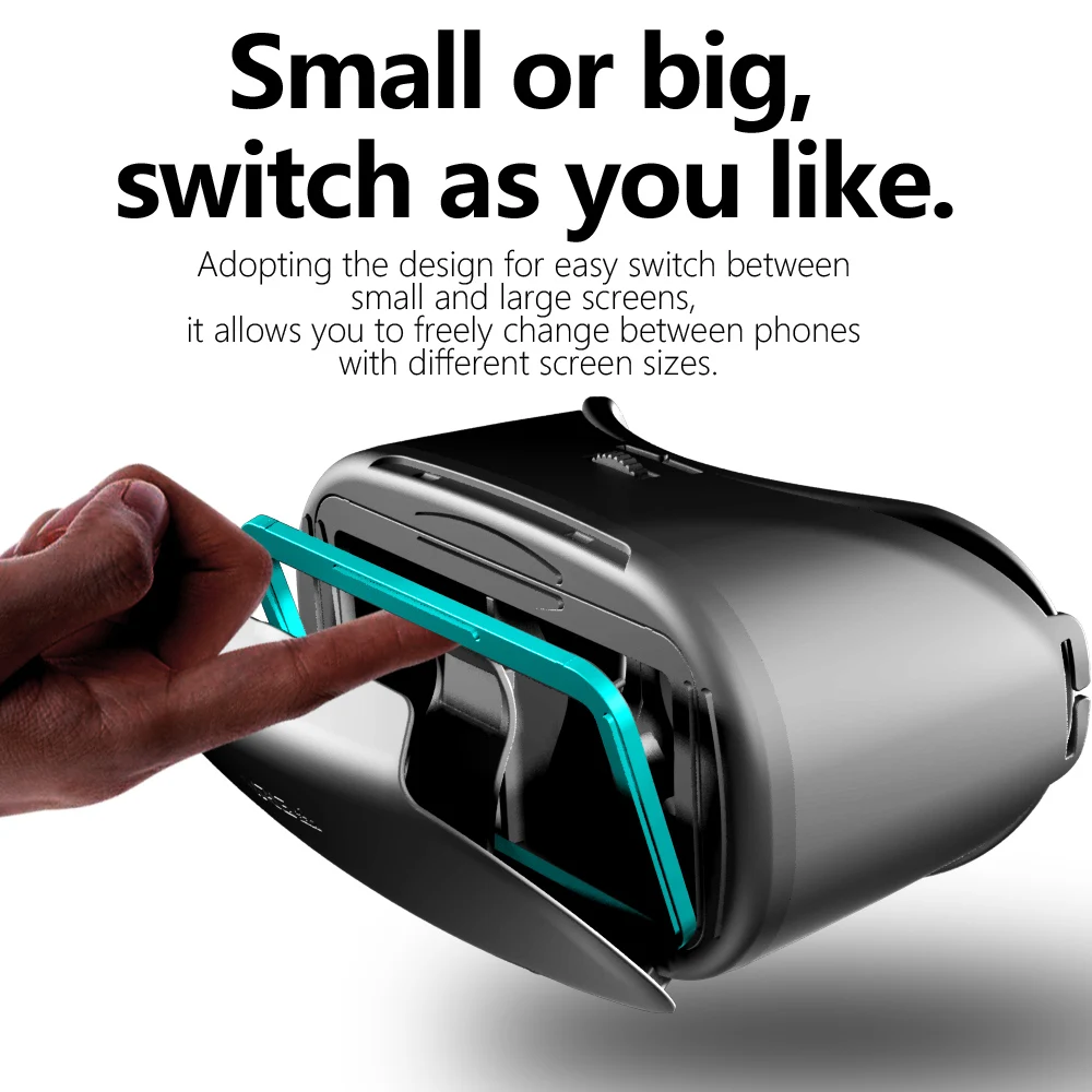 아이폰 안드로이드 스마트폰용 3D 가상 현실 VR 안경 - Gaming Accessories For Phone 리뷰 및 가격