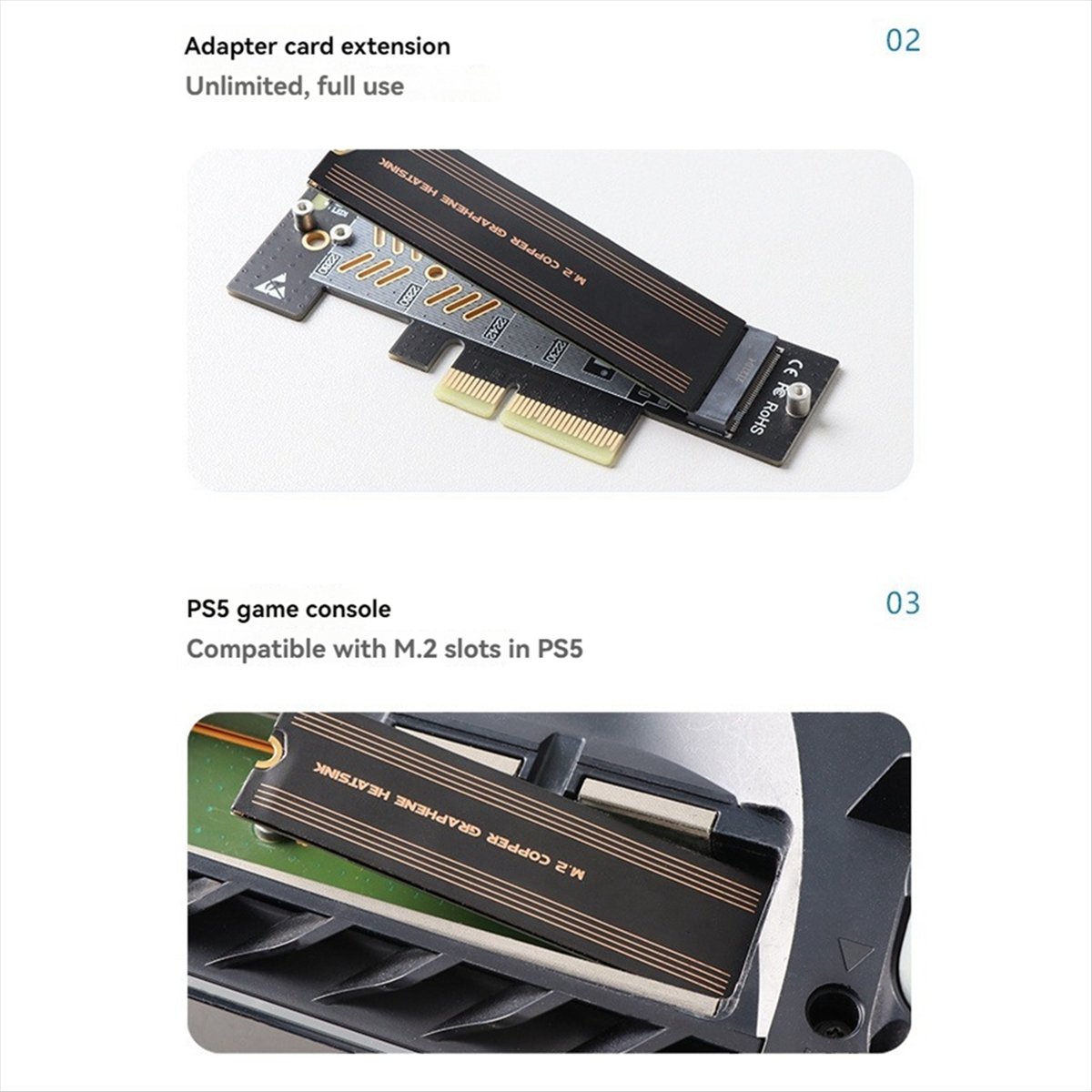 A46U SSD 히트싱크 쿨러 구리 그래핀 SSD 히트 - M2 Heatsink Cooler 리뷰 및 가격
