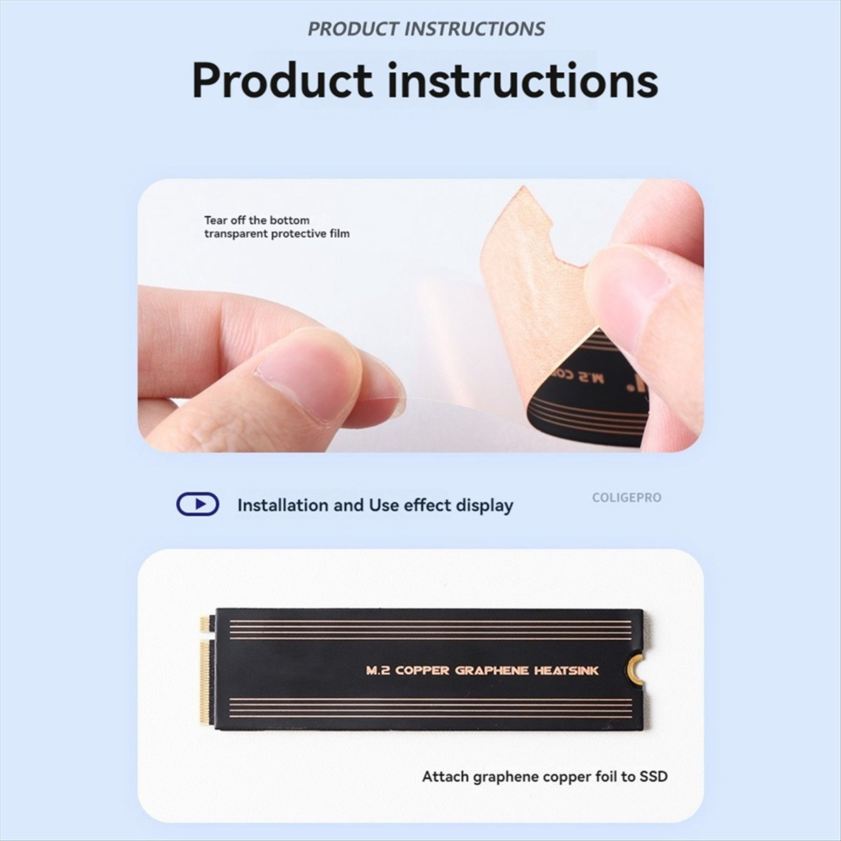 A46U SSD 히트싱크 쿨러 구리 그래핀 SSD 히트 - M2 Heatsink Cooler 리뷰 및 가격