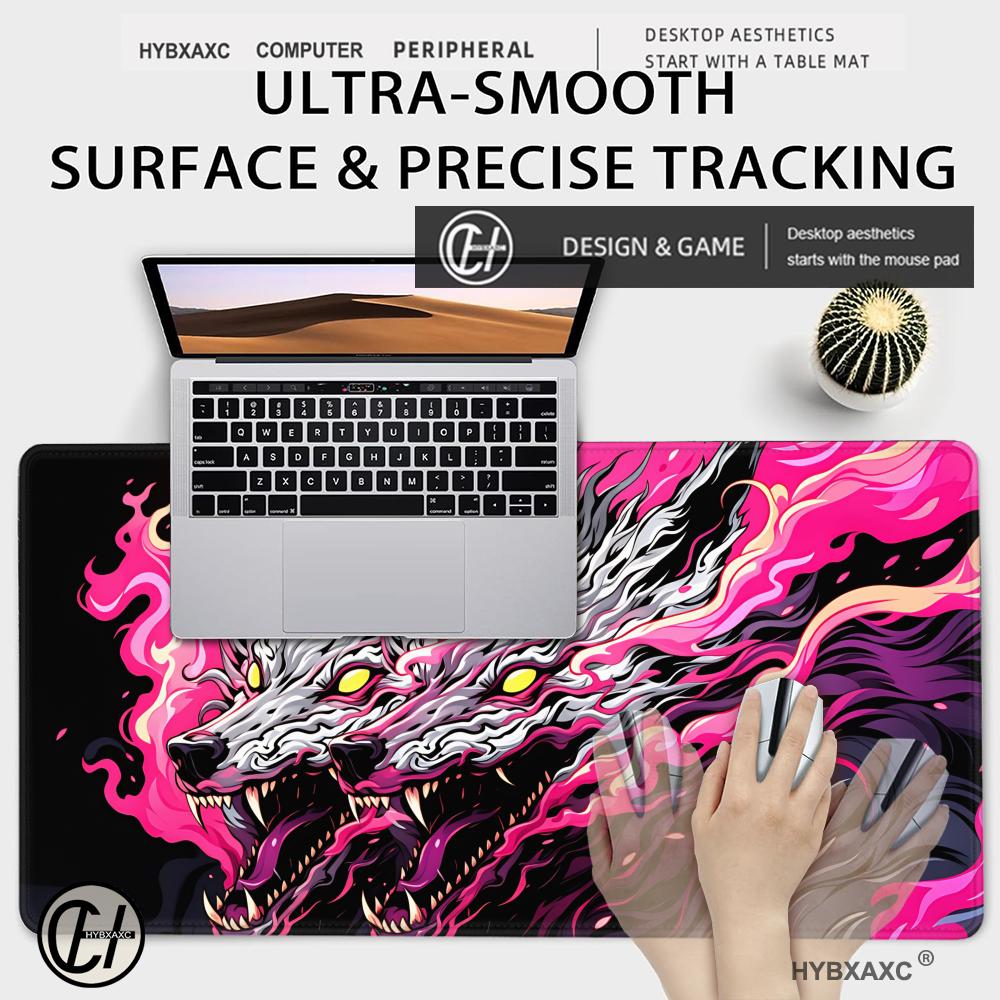 HYBXAXC 대형 게이밍 마우스 패드 흑백 늑대 무리 - Gaming Accessories Pack 리뷰 및 가격
