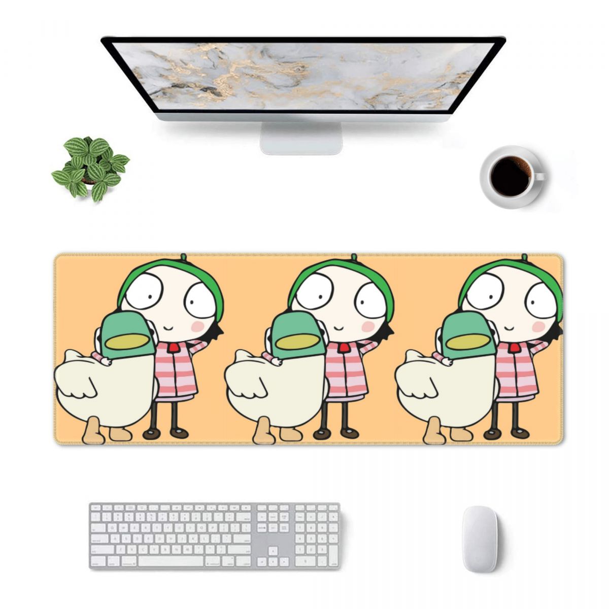 대형 마우스 패드 사라와 오리가 즐거운 시간을 보내는  - Gaming Accessories To Have 리뷰 및 가격