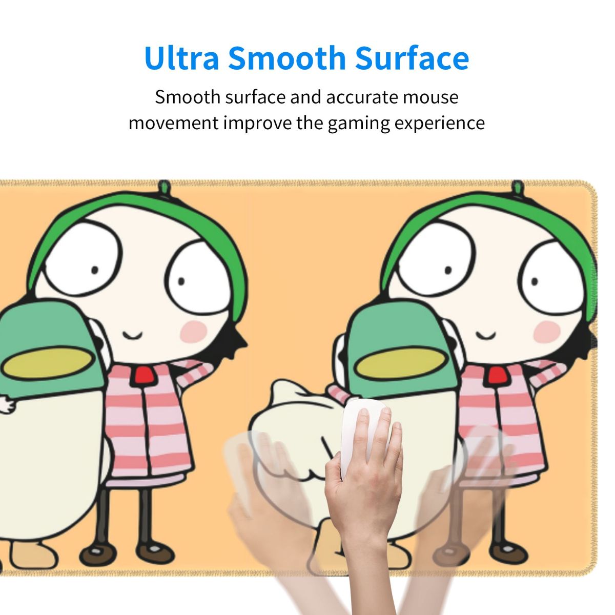대형 마우스 패드 사라와 오리가 즐거운 시간을 보내는  - Gaming Accessories To Have 리뷰 및 가격
