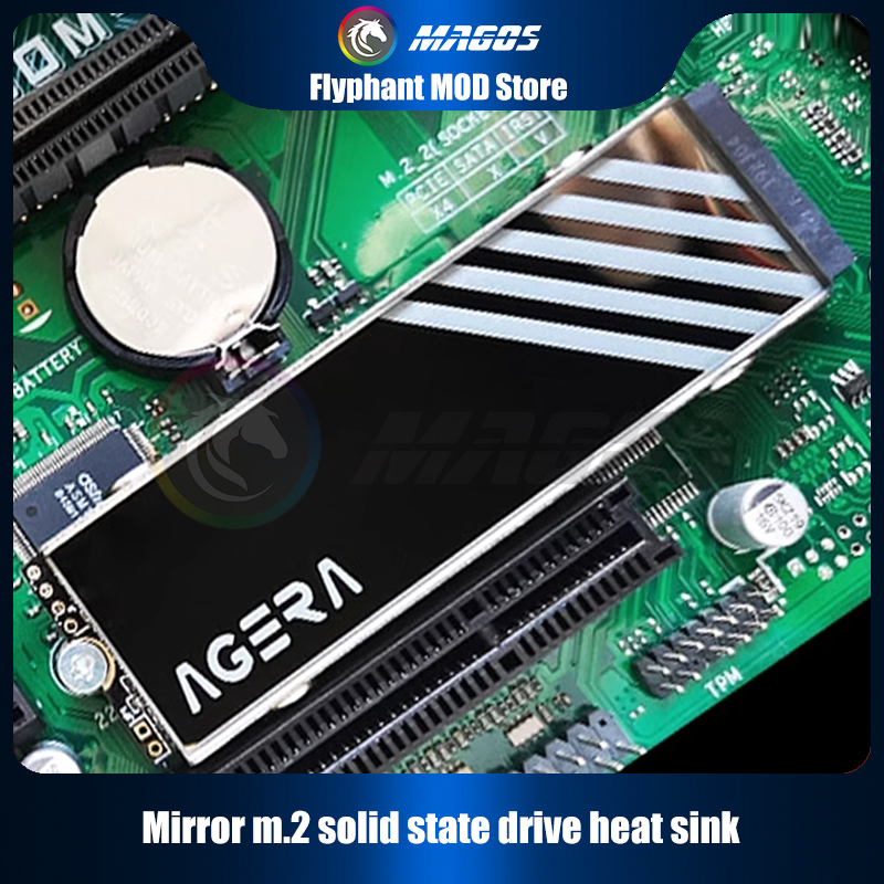 미러 글래스 M.2 SSD 방열판 아머, SSD 228 - M2 Heatsink Cooler 리뷰 및 가격