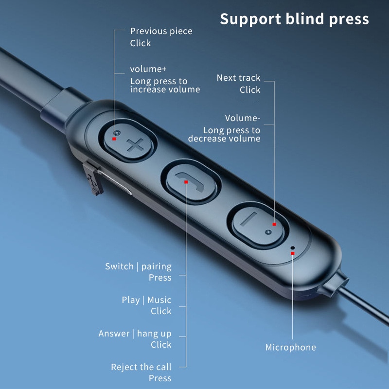 목걸이형 블루투스 헤드셋 아이폰용 HD 마이크 샤오미  - Gaming Accessories For Phone 리뷰 및 가격
