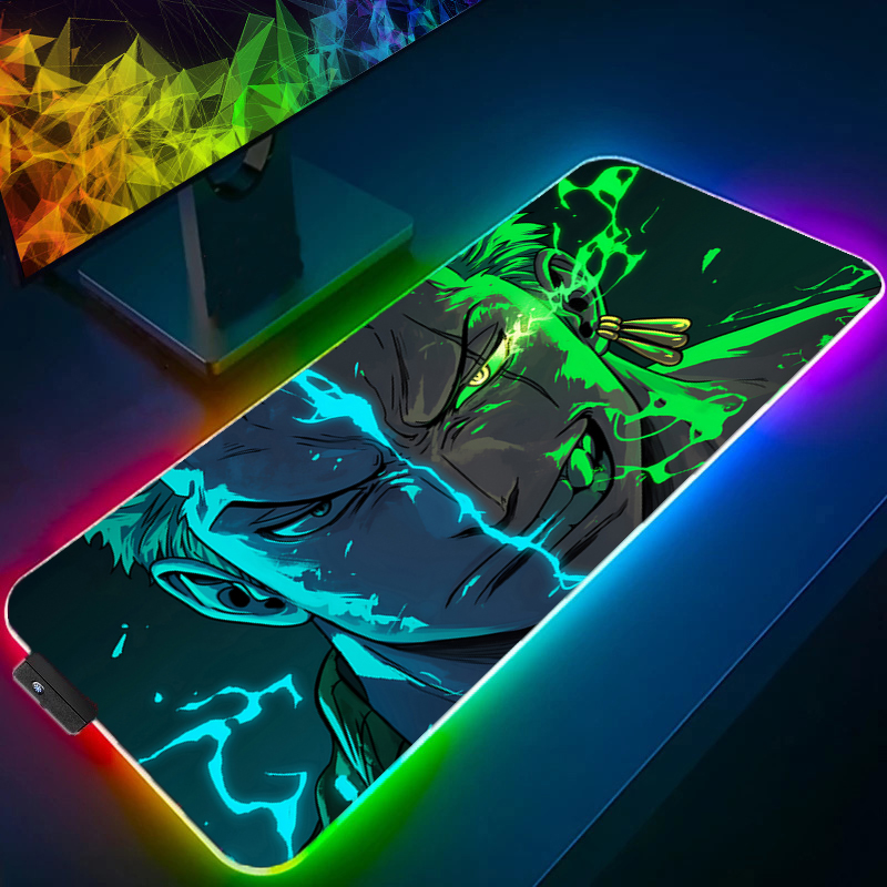 원피스 조로 마우스 패드 RGB 게임 액세서리 Gabi - Gaming Accessories Rgb 리뷰 및 가격