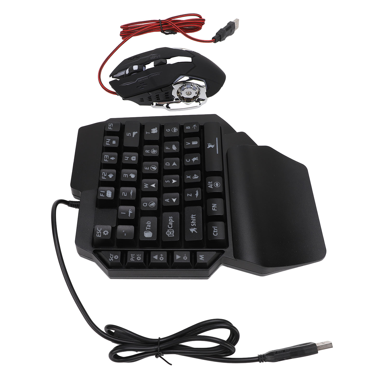 키보드 마우스 변환기 세트 반응형 한 손 키보드 마우스 - Gaming Accessories For Phone 리뷰 및 가격