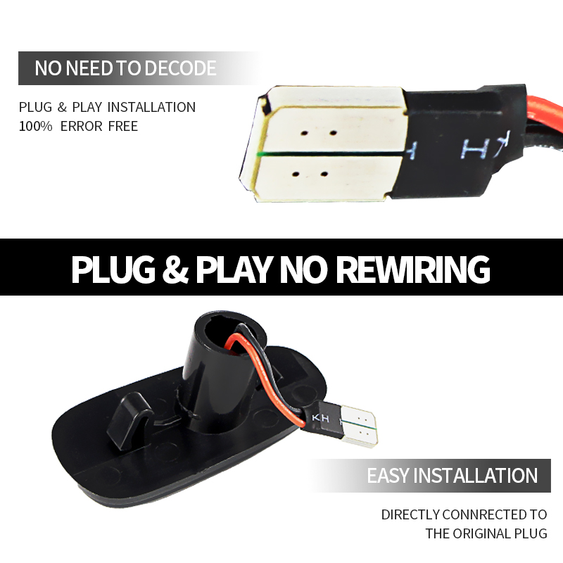 2PCS LED 다이나믹 사이드 마커 라이트 캔버스 오 - Gaming Accessories Storage 리뷰 및 가격