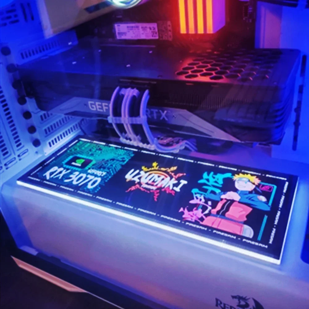 PC 케이스 장식용 DIY RGB 조명 패널, VGA  - Gaming Accessories Rgb 리뷰 및 가격