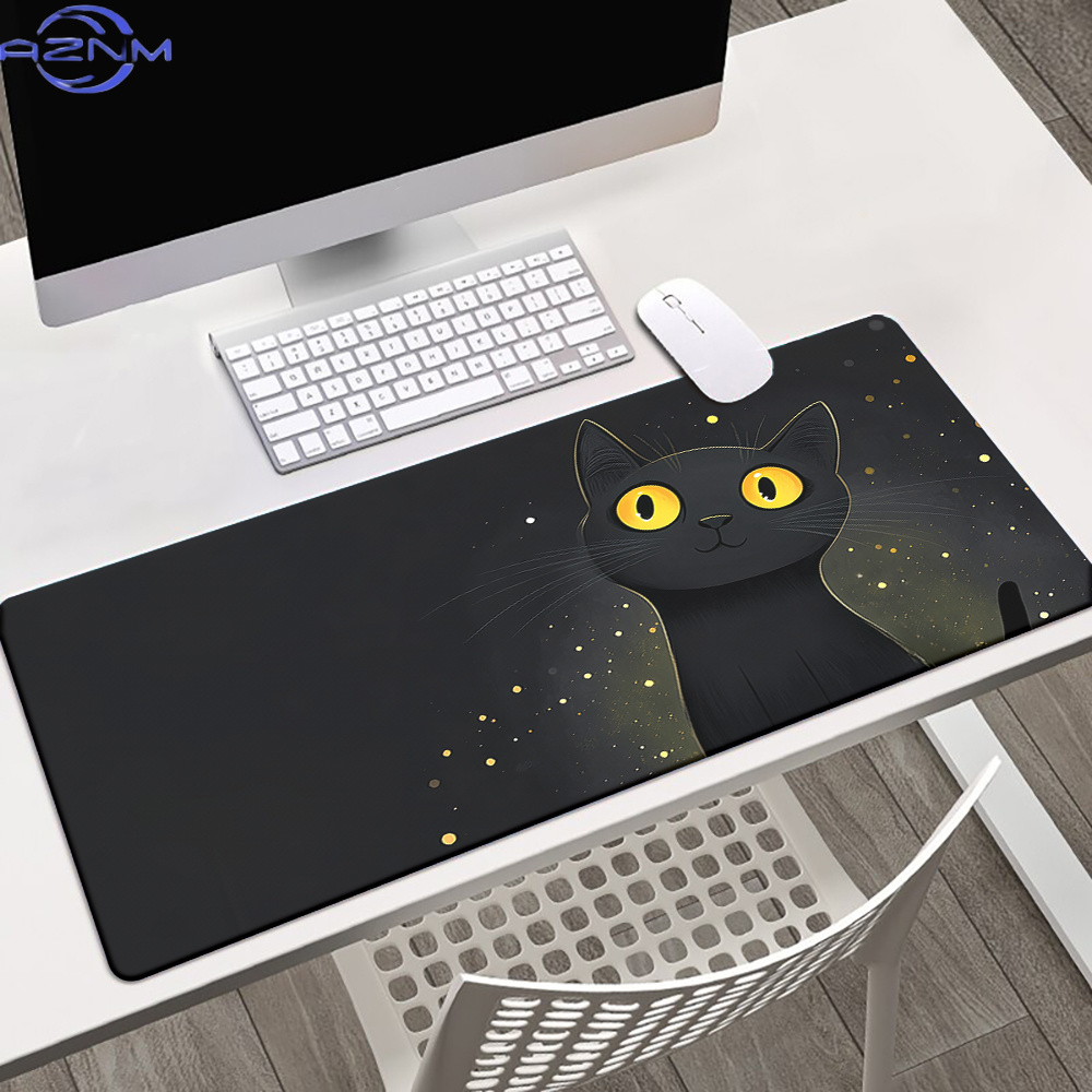 브랜드 귀여운 검은 고양이 철 마우스 패드 미끄럼 방지 - Gaming Accessories Brands 리뷰 및 가격