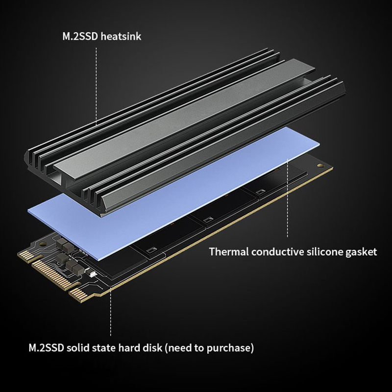 TEUCER M2 2280 솔리드 스테이트 하드 디스크 - M2 Heatsink Cooler 리뷰 및 가격