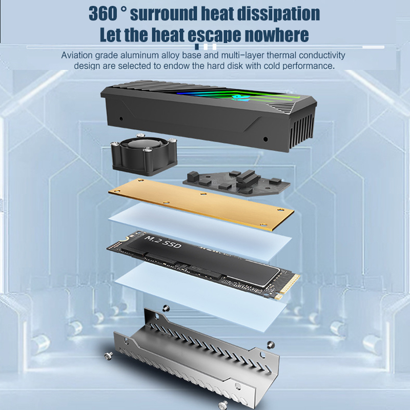 M2 히트싱크 NVMe SSD 2280 쿨러 황동+알루 - M2 Heatsink Cooler 리뷰 및 가격