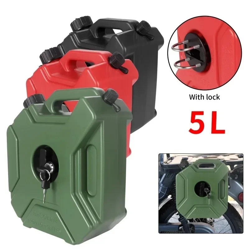 새로운 판매 상품 5L 오토바이 예비 연료 탱크 잠금장 - Gaming Accessories Storage 리뷰 및 가격